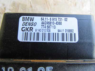 BMW Final Stage Unit Blower Motor Resistor 64116915731 2003-2008 E85 E86 Z44